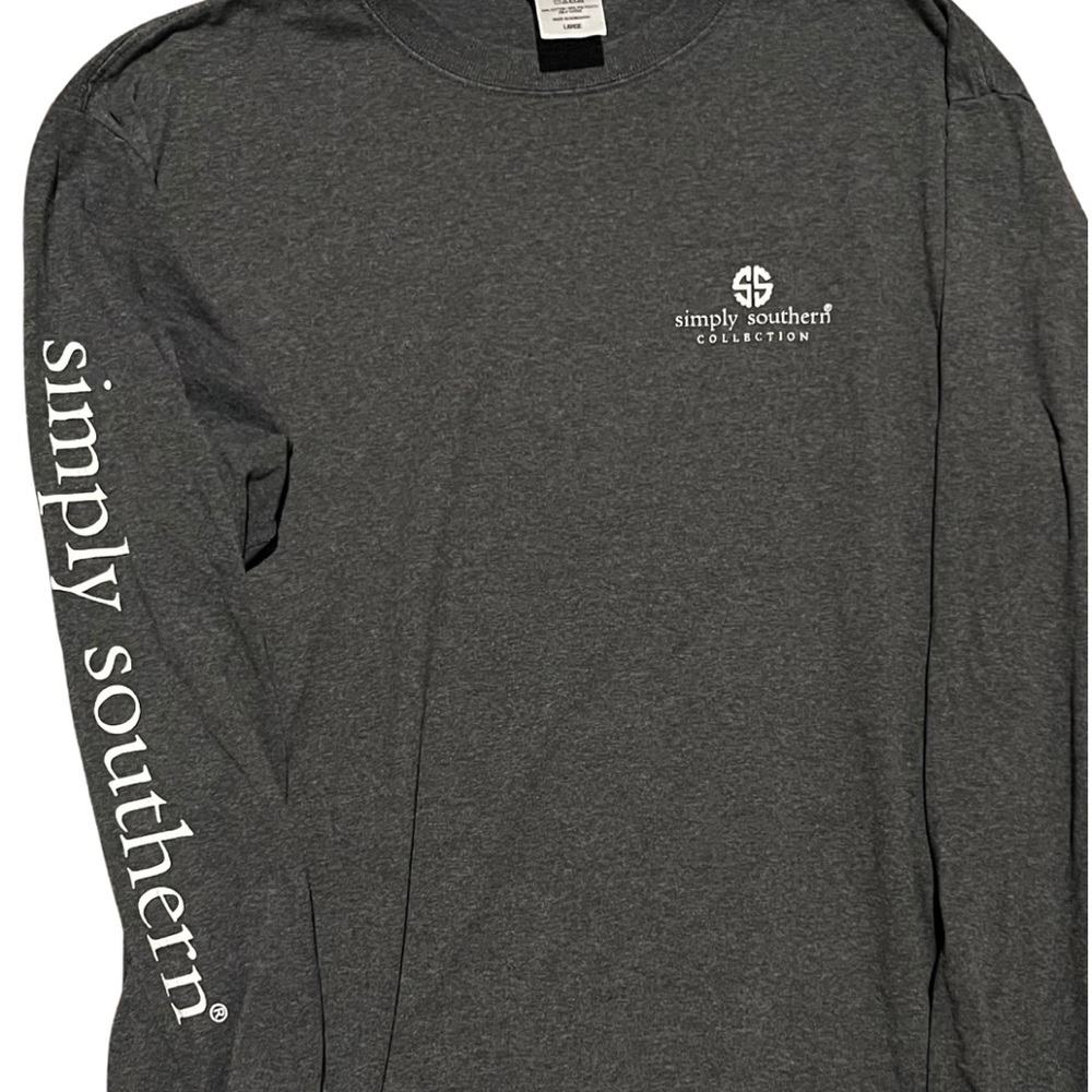 Grey simply southern long sleeve shirt